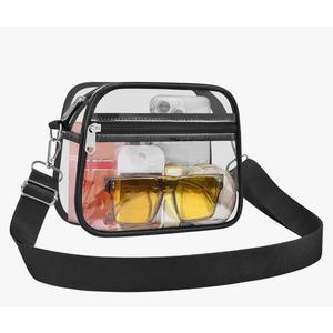 USPECLARE Clear Bag for Stadium Events Clear Handbags Purses for Sports Fans Transparent Crossbody Bag for Concerts Festivals