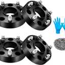 BDFHYK 5x139.7mm Wheel Spacers 1.5 inch Hubcentric Wheel Spacer Compatible with Dodge Dakota Ram 1500 Durango,Forged 5 Lug Wheel Adapters 9/16-18 & 77.8 mm Hub Bore, Set of 4