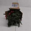 Brizled Smart Mini Christmas Tree, 22.8in DIY Smart-Lit Tabletop Tree with 75 LED RGB Lights, App/Voice Control 159+ Scenes Mini Xmas Tree USB C Music Small Tree Work with PD Power for Fireplace Desk (1ft 3in, Green)