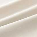 MIULEE Pinch Pleated 100% Blackout Curtains 40"x98" Long Birch 4 Panels Set