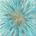 Abstract Wall Art Canvas Picture: Modern Painting Hand Painted Artwork for Bedroom (12'' x 12'')