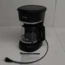 Mr. Coffee 12-Cup Switch Coffee Maker Black: Electric Drip Coffee Machine, 60 oz Capacity, Dishwasher-Safe Parts