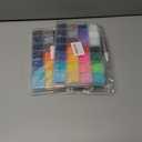 2 x 28000 Pcs/Box Nail Art Rhinestones,28 Colors 3mm Flat-Bottomed Round Nail Rhinestones Glitter Crystal Gem Rhinestone,DIY Decoration Accessories