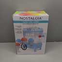 Nostalgia Snow Cone Shaved Ice Machine - Retro Table-Top Slushie Machine Makes 20 ICY Treats - Includes 2 Reusable Plastic Cups & Ice Scoop - Vintage Blue