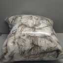 Touchat 1000GSM Faux Fur Throw Blanket, Super Thick Warm Cozy Heavy Blankets for Couch Bed Sofa, Plush Fuzzy Elegant Winter Reversible Mink Blanket for Living Room Bedroom 50''x60'', WhiteBrown