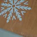 70 Inch Christmas Stocking Holder with 6 Hooks, Wooden Xmas Stocking Hangers Vertical Stocking Holder for Mantel Wall Fireplace Collapsible Stockings Hung Xmas Home Holiday Festival Decoration