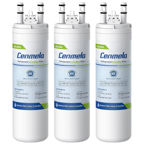 WF3CB Replacement Water Filter, Compatible with Frigidaire WF3CB, Pure Source 3, 706465, 242069601, 242086201, 242017800, WF425, Height 9 inches, Pack of 3