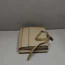 Kick Mat Back Seat Protector Waterproof Leather Car Seat Back Organizers Cover with 3 Storage Pockets for Kids Pets SUV Sedan Minivan Truck Car Travel Accessories (Beige 2-Pack)