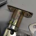 Kwikset Hometown Deadbolt Lock, Satin Nickel, Round Exterior Keyed Front Entry Door, Pick Resistant SmartKey Rekey Security, Single Cylinder Dead Bolt Door Lock, with Microban Protection