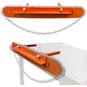 Forester Chainsaw Filing Vise | Secure Clamp Chainsaw Vise for Sharpening | Universal Fit | Durable Steel Construction | 17.5" Bar Length