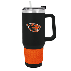 Officially Licensed Collegiate Oregon Beavers Tumbler with Flip Lid and Straws | Insulated Cup Stainless Steel | Gifts for Men Women | Trek Collection | Oregon State University