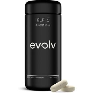 Evolv GLP-1 Supplement for Weight Management & Fullness, 60 Ct; EXP: 05/15/2028