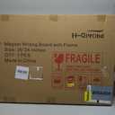 Magnetic Whiteboard 36"x24" Decorative Wood Frame Wall-Mounted