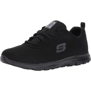 Skechers Women's Ghenter Bronaugh Food Service Shoe (9.5, Black)