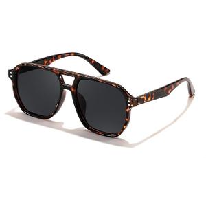 Retro Avaitor Sunglasses Women Men Vintage Square 70s Plastic Frame Pilot Sun Glasses B9144