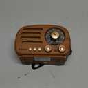 Portable Vintage Decor Radio, Retro Bluetooth Speaker, FM/AM/SW Old Fashion Classic Style, Adjustable Antenna, Rechargeable Battery Powered, Support TF Card, USB Playing Music-Light Color