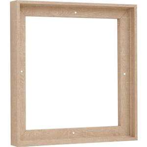 Pixy Canvas Floater Frame 20x20 for 3/4 (0.75) inch Deep Canvas Paintings/Canvas Prints/Wood Canvas Panels/Wall Art/Wall Decor/Home Decor/Artwork (Nordic White Oak, 20 x 20 inch, Square)