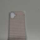 Jusy Compatible with MagSafe Plaid Case for iPhone 16 Plus, Cute Aesthetic Plaid Magnetic Phone Case, Soft TPU and Hard PC Protective Phone Cover for Women Girls（Matte） - Brown Plaid