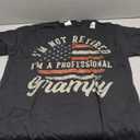 I'm Not Retired I'm A Professional Grampy Funny Retirement T-Shirt Large, Black 