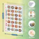 Set of 2 Emotional Chart for Kids, 12"x18" Children Feelings Chart, Coping Skill, Mental Health, School Therapy, Emotion Face, Calm Down Corner Poster - Frame not Included