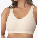 SHAPERMINT Bras for Women - Lingerie Bra, Bralettes for Women with Support, No Underwire Plus Size Bras for Women Nude XL