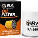 RA-6607 Engine Oil Filter Compatible with Nissan Altima, Rogue, Sentra, Versa, Maxima, Infiniti Q50 Q60 QX50 QX60, Mazda 3 CX-5 MX-5 Miata, Subaru Forester Impreza Outback