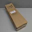 Briful Artificial Eucalyptus Stems in Glass Vase with Faux Water, 14" Fake Plant Eucalyptus Leaves for Home Bathroom Office Farmhouse Wedding Centerpiece Dcor (Clear)