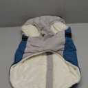 IECOii Dog Winter Coat with Harness Built in, Waterproof Windproof Dog Coats for Large Dogs, Thermal Fleece Cold Weather Jackets with Zip, Outdoor Warm Snow Jacket Reflective, Turquoise Green, XL