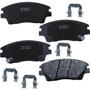 Bendix Premium SBC1847 Ceramic Front Brake Pads for Hyundai Elantra 2018-2017, Elantra 2020, Tucson 2021-2016, Kia Sportage 2020-2017, Sportage 2024