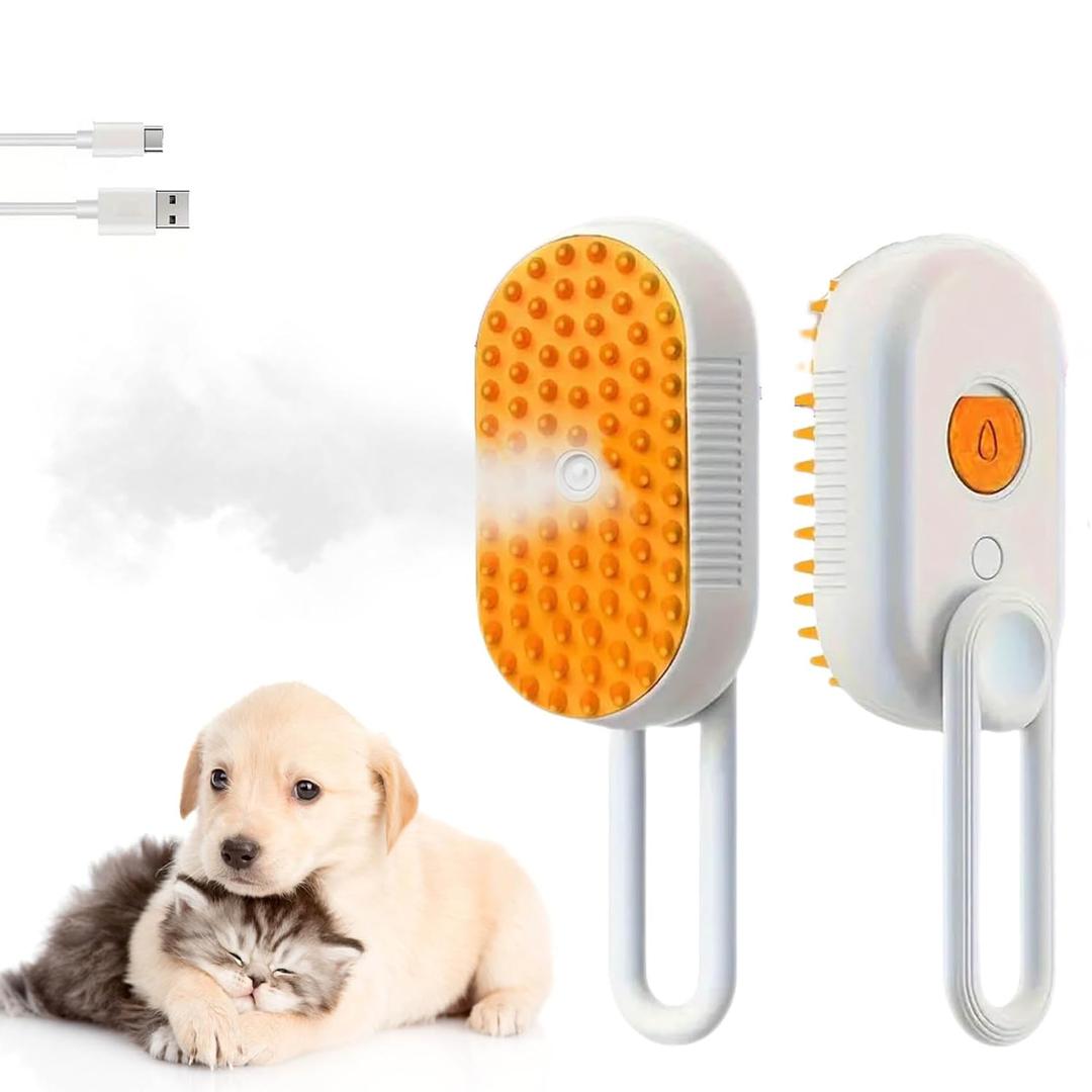 Pet Steam Hair Brush 3 Pack