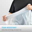 Ultra Thick 15 Gallon Drawstring Trash Bags, 108 Count Heavy Duty Large Plastic Garbage Bag, Leak Proof Trash Can Liners for Tall Kitchen Home Office Lawn Outdoor, White