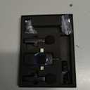 PQRQP Wireless Mini Microphone for iPhone/iPad/Android: 2 Pack Lavalier Microphone for Video Recording, High-Fidelity Audio iPhone Mic with USB-C for Content Creators(Graphite Black)