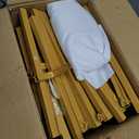 Metal Arch Backdrop Stand and Cover Set of 2, Sturdy 7.2FT, 6FT Party Backdrop Set, Wedding Arch Frame and Cover Set for Birthday, Baby Shower,Christmas, Anniversary (White)