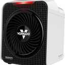 Vornado Velocity 1 Personal Space Heater with 2 Heat Settings and Advanced Safety Features, Small, White