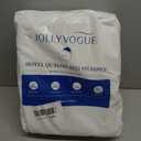 JOLLYVOGUE Pillows Standard Size Set of 4, Washable Supportive Firm Bed Pillows with Oeko-Tex Certified Soft Down Alternative Fill, Luxury Hotel Quality for Side, Back and Stomach Sleepers