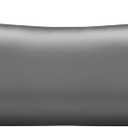 Body Pillow Cover - Cooling Silky Smooth Satin Pillowcase for Hot Sleepers, Skin & Hair Friendly- Breathable & Stretchy for All Seasons, Hotel Luxury, (21"x54", Grey) (Gray)
