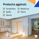 TapeManBlue Floor Protection Paper, 36 inch x 166 ft Roll, Made in USA, 69# Brown Rosin Masking Paper Roll, 100% Recycled, Thick Floor Covering for Painting, Moving, and Construction