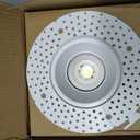 ASD 4 Inch Trimless LED Recessed Ceiling Light Fixture, Mud-in Canless Downlight with Junction Box, 5CCT Selectable 2700K-5000K, 15W 1055 Lumens, CRI90+, Anti-Glare, Dimmable, IC & Wet Rated, ETL