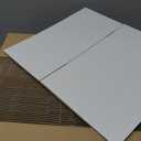 RLAVBL 8x6x6 Shipping Boxes Set of 40, White Corrugated Cardboard Box for Packing, Mailing, Business