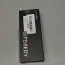 FEISEDY Blue Light Blocking Glasses Fake Nerd Clear Square Computer Lightweight Pilot Glasses Frame Oversized B2866