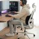 Everlasting Comfort The Original Lumbar Support Pillow for Office Chair - Improves Posture, Promotes Back Pain Relief - Superior Back Support for Gaming and Desk Chairs - Lumbar Pillow for Car, Couch