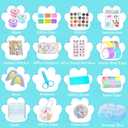 Nano Tape Bubble Kit for Kids, 4 Sticky Ball Tapes and 6 Nano Tapes, Squishy Maker Making Kit, Birthday Arts and Crafts Gifts for Teens Boys Girls, Kids Toys for Girls 4-6 6-8 7-8 8-10 10-12