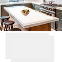 2Pack Large Silicone Mats for Kitchen Counter, 36''x24''(90cmx60cm) Heat Resistant Mat for Kitchen Island, Waterproof Multipurpose Countertop Protector, Semitransparent (Translucent)