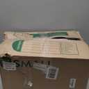 Dresser with Hanging Rack, 4 Drawers Small Closet for Bedroom, Reversible Fabric Kids Chest of Drawers with Clothes Rack, Tall Storage Tower, Sturdy Frame, Black, 44''H