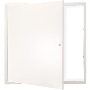 VEVOR Metal Access Panel for Drywall Ceiling, 24 x 24 Inch Plumbing Access Doors with Cam Latch Lock, Heavy-Duty Steel Wall Hole Cover, Easy Install Removable Hinged Panel for Wiring & Cables, Silver