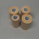 OK TAPE Elastic Adhesive Tape Bandage Tape Wrap - 4 Rolls, Flexible Stretch Bandages for Sports Ankle, Knee and Wrist Sprains (Beige,4 Inch Wide)