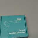 1080°Swivel Faucet Extender, Sink Water Faucet Aerator Extension in Brass, Swivel Robotic Arm Bathroom Faucet Extender, Kitchen Rotating Extension Filter with 2 Mode Splash