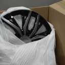 16 Inch Universal Hubcaps Wheel Covers, Snap-On Wheel Rim Covers for Cars and SUVs, Compatible with Most Steel Wheels, Set of 4 (Grey and Black)