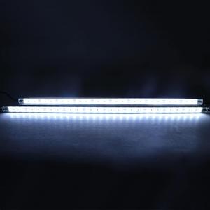 Boat Rigid LED Strip Lights Bar, Cold White 12V DC Super Bright 30LEDs Waterproof Marine Aluminum LED Light Strips, 2 pc 20" Interior Courtesy Deck Lights