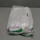Lecloud Bessie White Curtains 63 Inch Length 2 Panels, Light Filtering Curtains for Bedroom, Faux Linen Textured Window Drapes with Rod Pocket, Window Treatments for Living Room, Each 40 W x 63 L